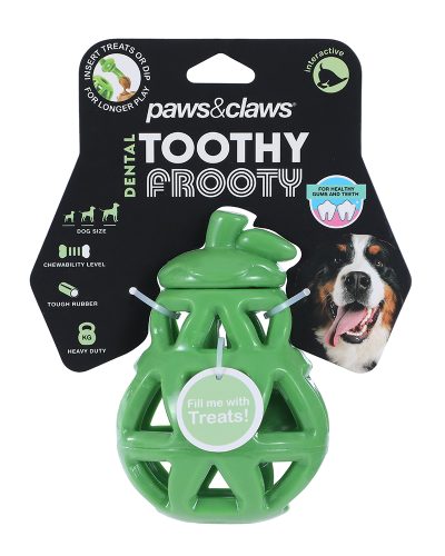 TOOTHY FROOTHY TPR TREAT TOY - PEAR 11.2X8.6CM