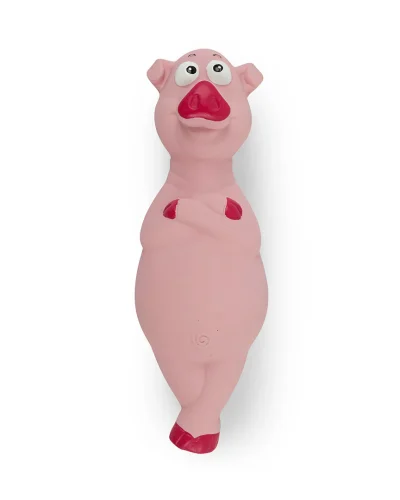 Poised Pig Latex Dog Toy 3 pack