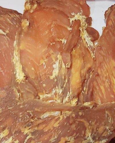 Chicken big fillet jerky thin cut 1kg bags