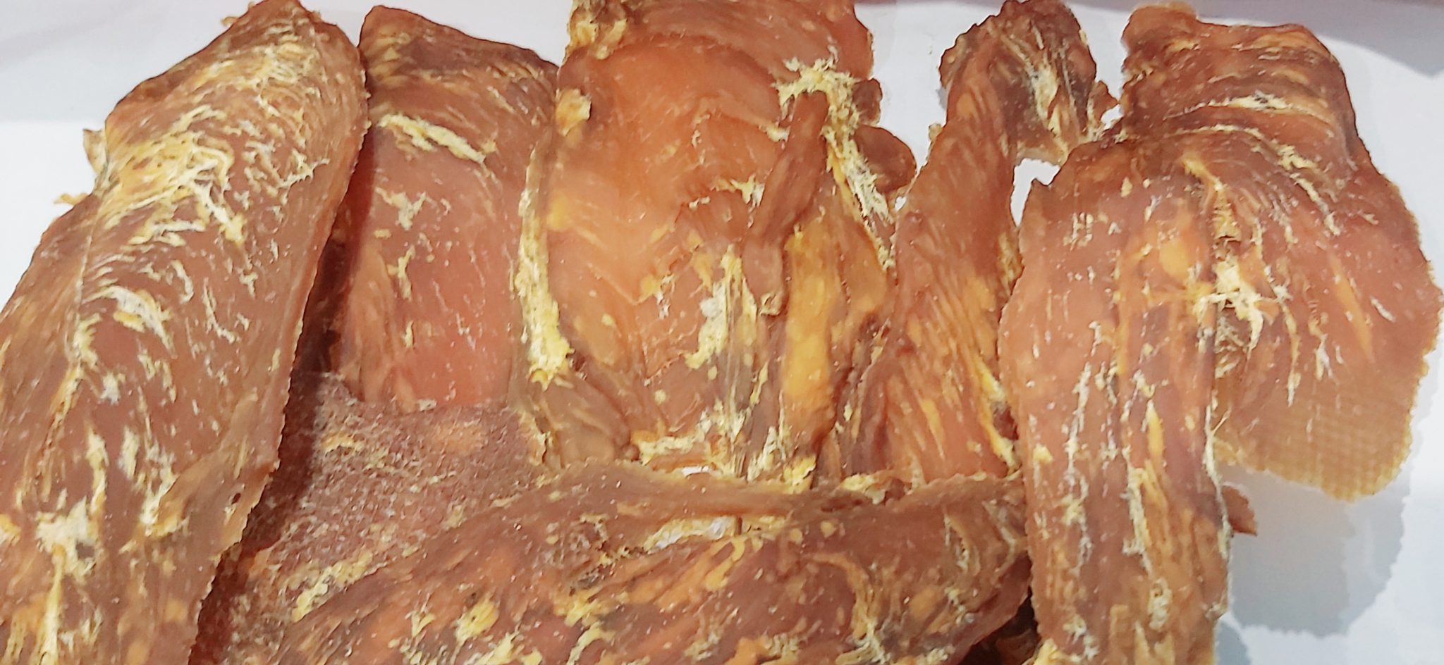 Chicken big fillet jerky thin cut 1kg bags