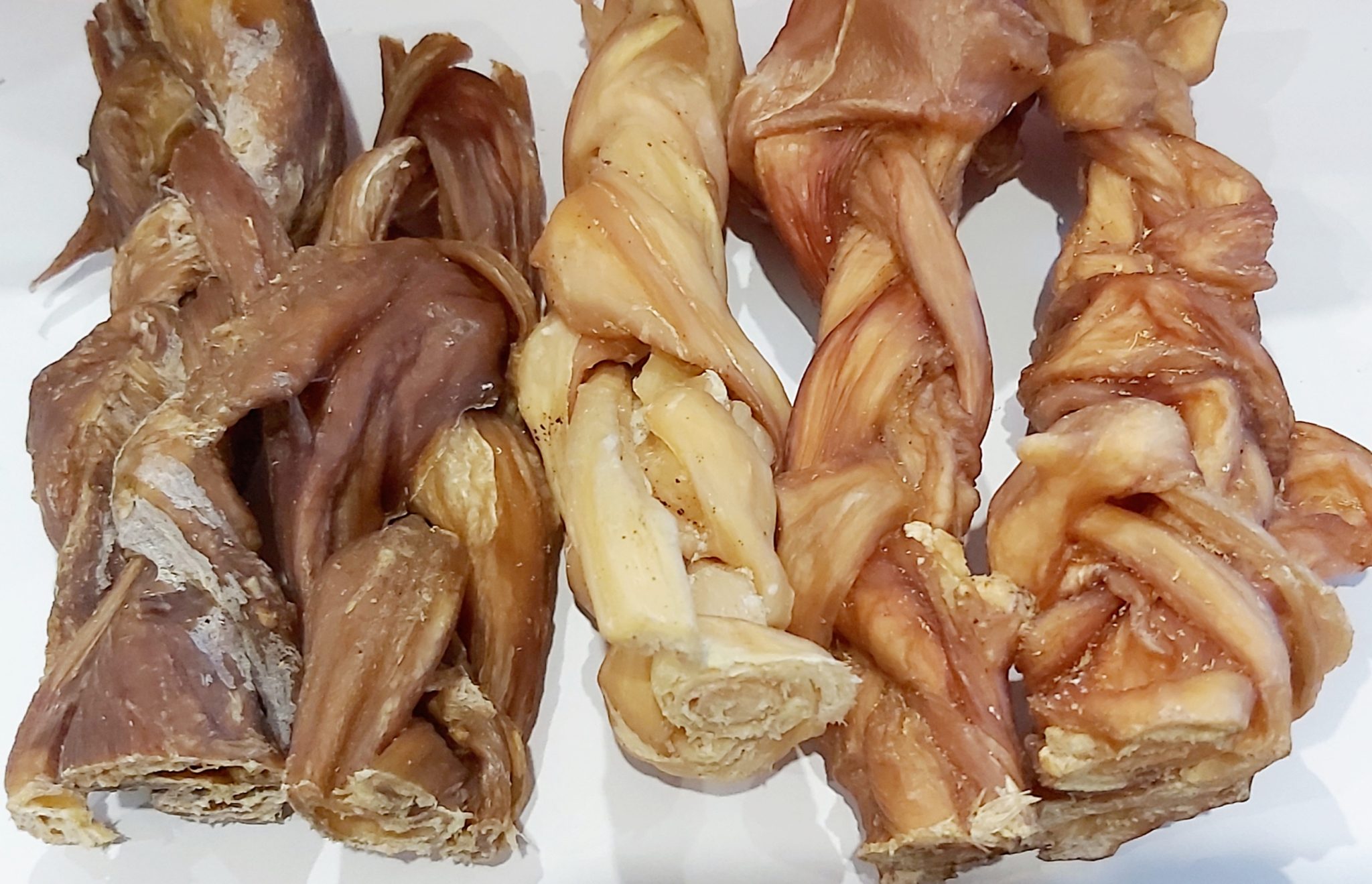 Beef collagen sticks Braided 1kg bag